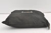 Authentic FENDI Pequin Clutch Hand Bag Purse PVC Leather Dark Brown 8276J