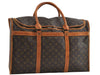 Authentic Louis Vuitton Monogram Sac Chaussures 55 Boston Bag Old Model LV 8277I