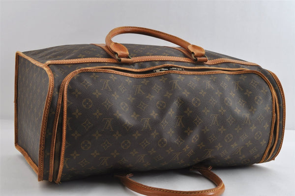 Authentic Louis Vuitton Monogram Sac Chaussures 55 Boston Bag Old Model LV 8277I