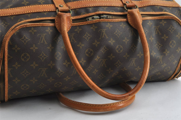 Authentic Louis Vuitton Monogram Sac Chaussures 55 Boston Bag Old Model LV 8277I