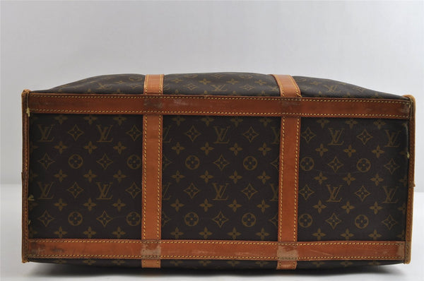 Authentic Louis Vuitton Monogram Sac Chaussures 55 Boston Bag Old Model LV 8277I