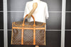 Authentic Louis Vuitton Monogram Sac Chaussures 55 Boston Bag Old Model LV 8277I