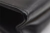 Authentic GUCCI Vintage Shoulder Bag Purse Leather Black 8278I