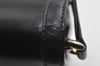 Authentic GUCCI Vintage Shoulder Bag Purse Leather Black 8278I