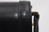 Authentic GUCCI Vintage Shoulder Bag Purse Leather Black 8278I