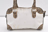 Authentic FENDI Zucca Zucchino 2Way Shoulder Hand Bag PVC White Brown 8280J