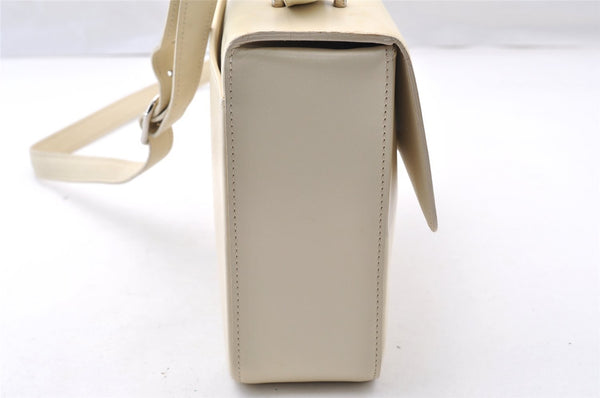 Authentic Cartier Panthere Shoulder Cross Body Bag Purse Leather White Box 8281I