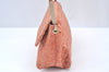 Authentic BOTTEGA VENETA Intrecciato Nylon Leather Shoulder Bag Orange 8282I