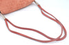 Authentic BOTTEGA VENETA Intrecciato Nylon Leather Shoulder Bag Orange 8282I