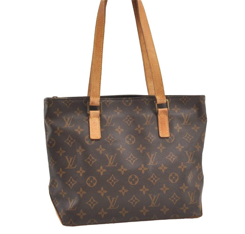 Authentic Louis Vuitton Monogram Cabas Piano Shoulder Tote Bag M51148 LV 8283J