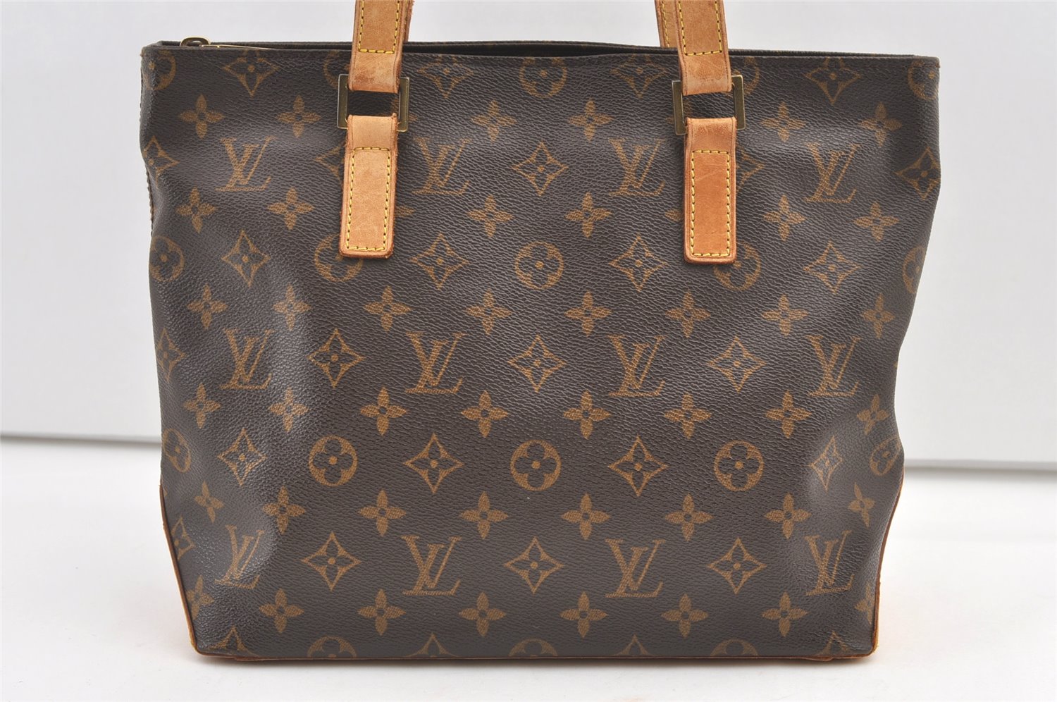 Authentic Louis Vuitton Monogram Cabas Piano Shoulder Tote Bag M51148 LV 8283J