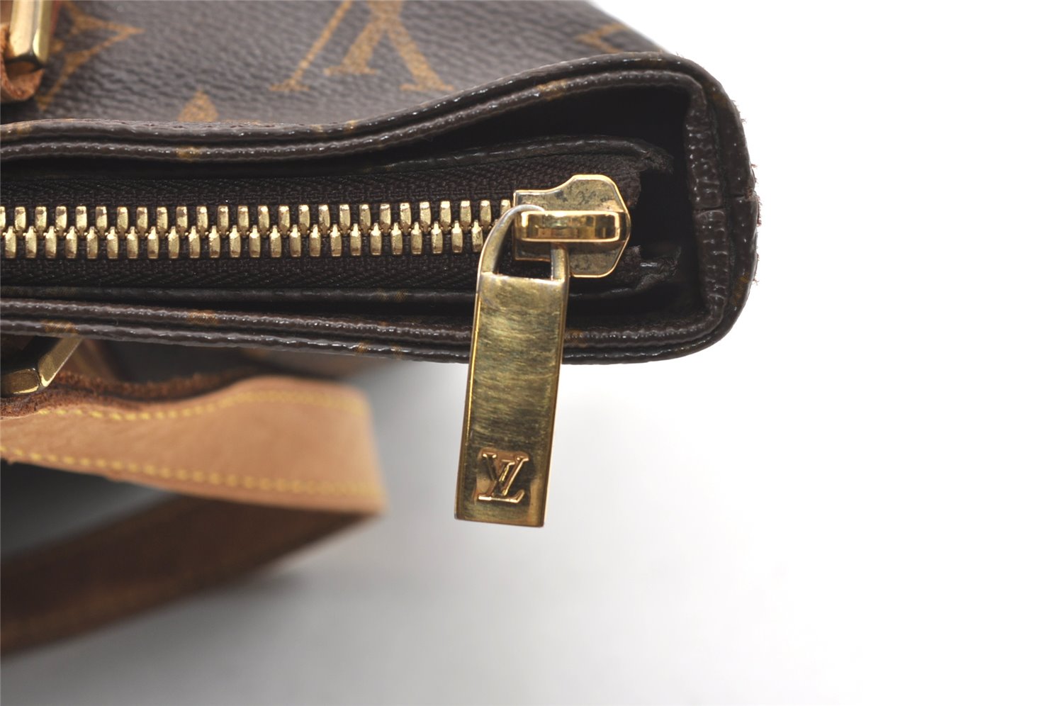 Authentic Louis Vuitton Monogram Cabas Piano Shoulder Tote Bag M51148 LV 8283J