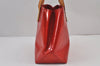 Authentic Louis Vuitton Vernis Reade PM Hand Bag Red M91088 LV 8284J
