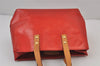 Authentic Louis Vuitton Vernis Reade PM Hand Bag Red M91088 LV 8284J