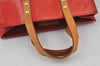 Authentic Louis Vuitton Vernis Reade PM Hand Bag Red M91088 LV 8284J