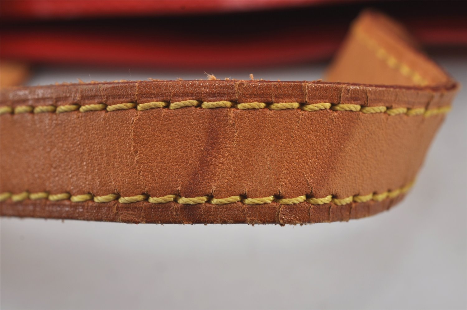 Authentic Louis Vuitton Vernis Reade PM Hand Bag Red M91088 LV 8284J