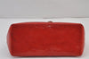 Authentic Louis Vuitton Vernis Reade PM Hand Bag Red M91088 LV 8284J
