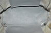 Authentic BALENCIAGA Paper 2Way Shoulder Hand Bag Leather 357333 Blue 8286I