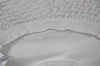 Authentic Christian Dior Trotter Chain Bucket Hat Size 58 Canvas White 8287I