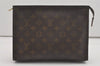 Auth Louis Vuitton Monogram Poche Toilette 26 Cosmetics Pouch Old Model 8288I