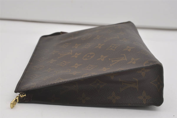 Auth Louis Vuitton Monogram Poche Toilette 26 Cosmetics Pouch Old Model 8288I