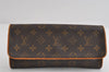 Authentic Louis Vuitton Monogram Pochette Twin GM Shoulder Bag M51852 LV 8289I