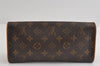 Authentic Louis Vuitton Monogram Pochette Twin GM Shoulder Bag M51852 LV 8289I