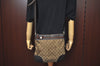 Auth GUCCI Web Sherry Line Mayfair Shoulder Bag GG Canvas Leather Brown 8290H