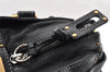 Authentic Chloe Vintage Paddington Leather Shoulder Hand Bag Black 8290I