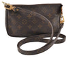 Authentic Louis Vuitton Monogram Pochette Accessoires Shoulder Cross Pouch 8291I