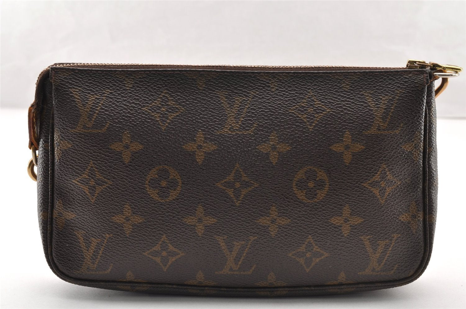 Authentic Louis Vuitton Monogram Pochette Accessoires Shoulder Cross Pouch 8291I