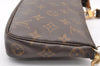Authentic Louis Vuitton Monogram Pochette Accessoires Shoulder Cross Pouch 8291I