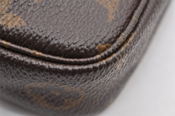 Authentic Louis Vuitton Monogram Pochette Accessoires Shoulder Cross Pouch 8291I