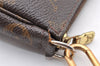 Authentic Louis Vuitton Monogram Pochette Accessoires Shoulder Cross Pouch 8291I