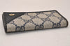 Authentic GUCCI 6 Hooks Key Case Holder Purse PVC Leather Navy Blue 8291J