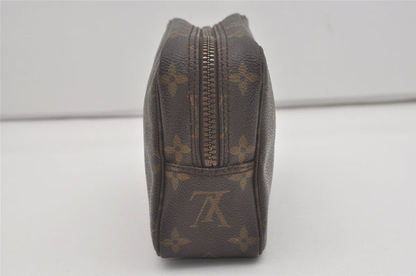 Auth Louis Vuitton Monogram Trousse Toilette 18 Clutch Hand Bag M47526 LV 8292I