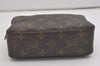 Auth Louis Vuitton Monogram Trousse Toilette 18 Clutch Hand Bag M47526 LV 8292I
