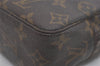 Auth Louis Vuitton Monogram Trousse Toilette 18 Clutch Hand Bag M47526 LV 8292I