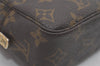 Auth Louis Vuitton Monogram Trousse Toilette 18 Clutch Hand Bag M47526 LV 8292I