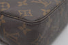Auth Louis Vuitton Monogram Trousse Toilette 18 Clutch Hand Bag M47526 LV 8292I