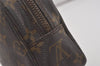 Auth Louis Vuitton Monogram Trousse Toilette 18 Clutch Hand Bag M47526 LV 8292I
