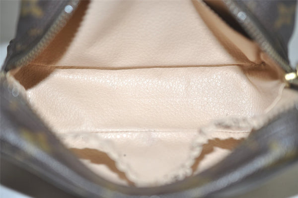 Auth Louis Vuitton Monogram Trousse Toilette 18 Clutch Hand Bag M47526 LV 8292I