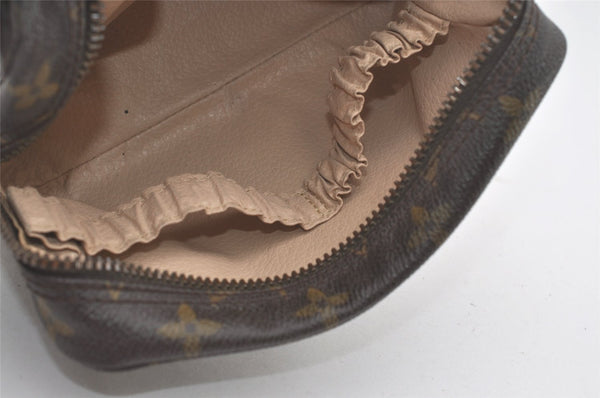 Auth Louis Vuitton Monogram Trousse Toilette 18 Clutch Hand Bag M47526 LV 8292I