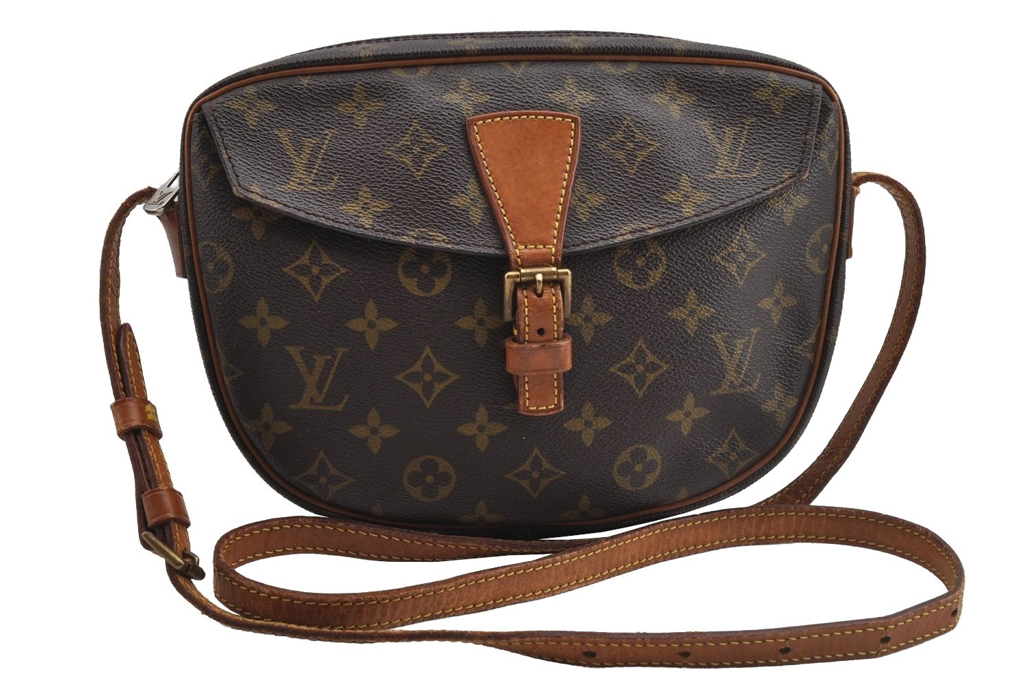 Authentic Louis Vuitton Monogram Jeune Fille MM M51226 Shoulder Cross Bag 8293I