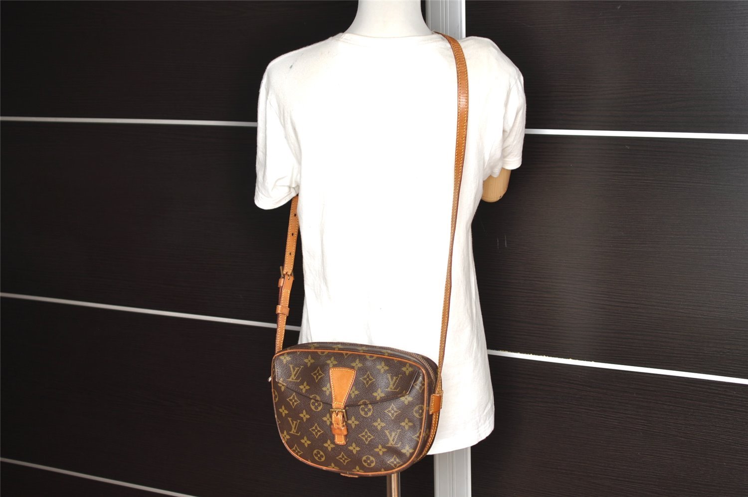 Authentic Louis Vuitton Monogram Jeune Fille MM M51226 Shoulder Cross Bag 8293I