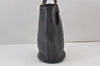 Authentic OLD COACH Vintage Shoulder Tote Bag Purse Leather 9099 Navy Blue 8294J
