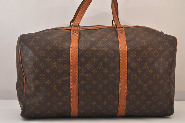 Authentic Louis Vuitton Monogram Sac Souple55 Hand Boston Bag Old Model LV 8294M