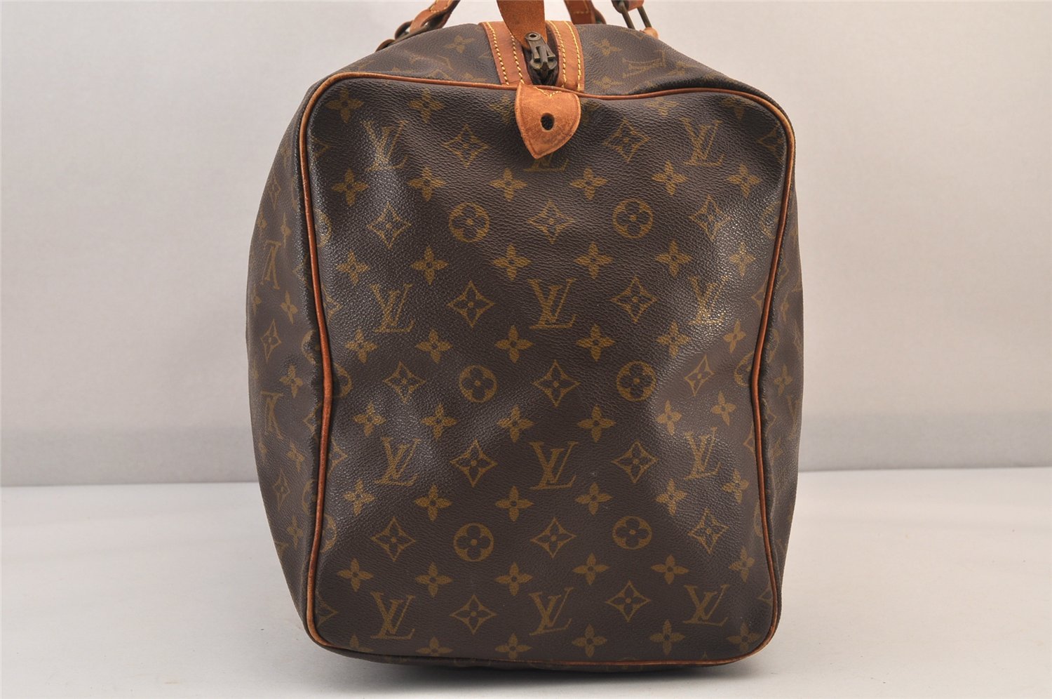Authentic Louis Vuitton Monogram Sac Souple55 Hand Boston Bag Old Model LV 8294M