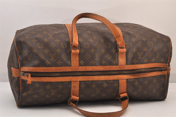 Authentic Louis Vuitton Monogram Sac Souple55 Hand Boston Bag Old Model LV 8294M