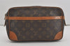 Authentic Louis Vuitton Monogram Compiegne 28 Clutch Hand Bag M51845 LV 8295I